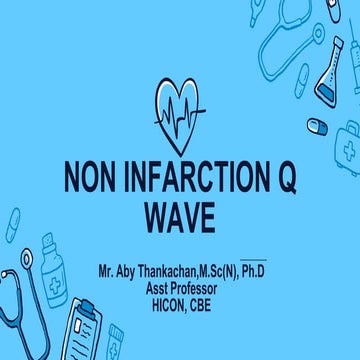 Non infarction Q waves