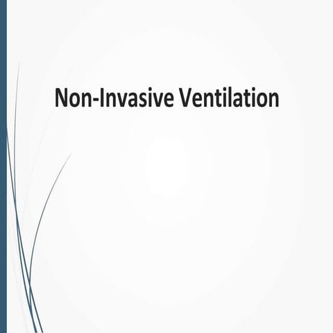 Non invasive ventilation .pptx