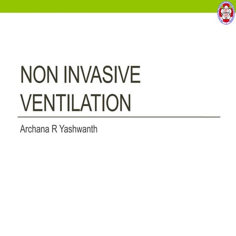 Non invasive ventilation 24th oct 2014  final