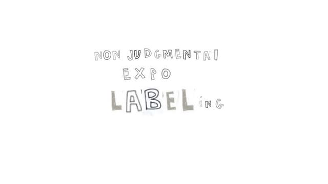 nonjudgmental expo labeling