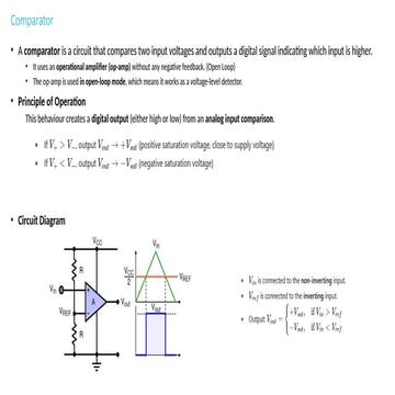 comparators using IC741 - ppt.pdf Operational Amplifiers IC ...