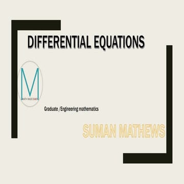 NON LINEAR DIFFERENTIAL EQUATIONS/CLAIRAUT'S EQUATION/ENGINEERING MATHS