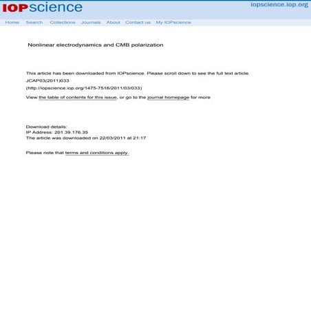 Apartes de la Conferencia de la SJG del 14 y 21 de Enero de 2012Nonlinear ele...