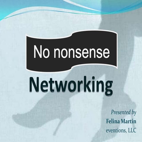 No Nonsense Networking
