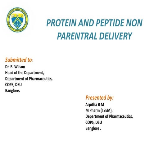 Non parental delivery