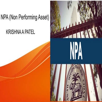 Non Performing Asset (NPA)