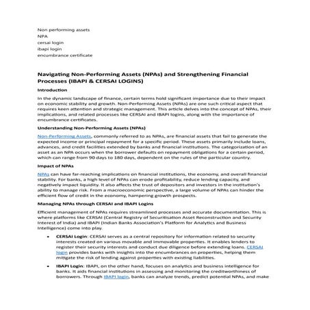 Mastering Asset Quality in 2025: Exploring Insights and Strategies | PDF