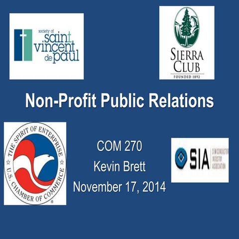 Non-Profit Public Relations