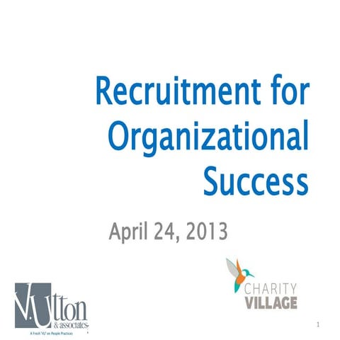 Nonprofit Recruitment for Organizational Success