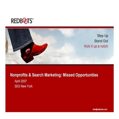 Nonprofits and Search Marketing: Missed Opportunities