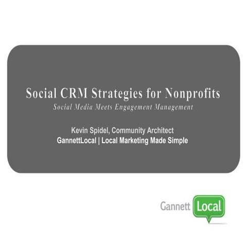 Social CRM Strategies for Nonprofits