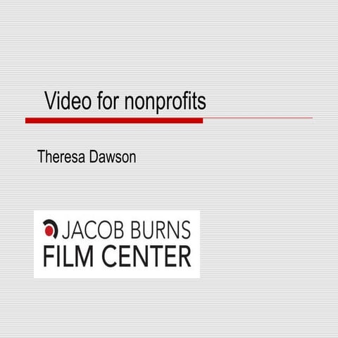 Nonprofit video