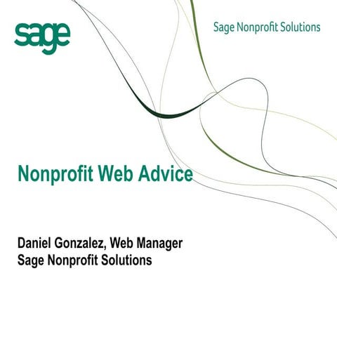 Nonprofit Web Advice