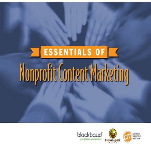 Essentials of Non-Profit Marketing 
