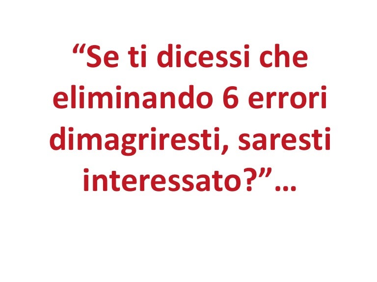 Non Riesco A Vivere Serenamente Una Relazione Non riesco a dimagrire