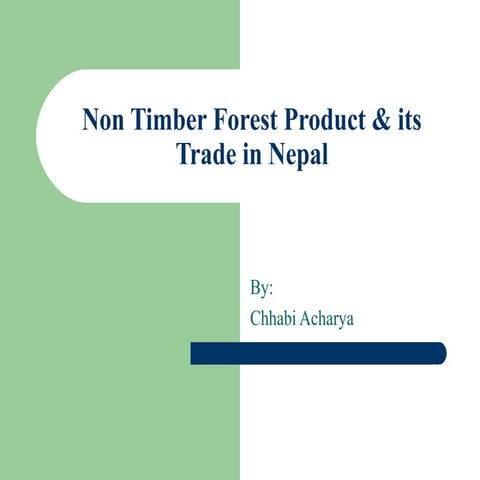 Non timber forest in nepal