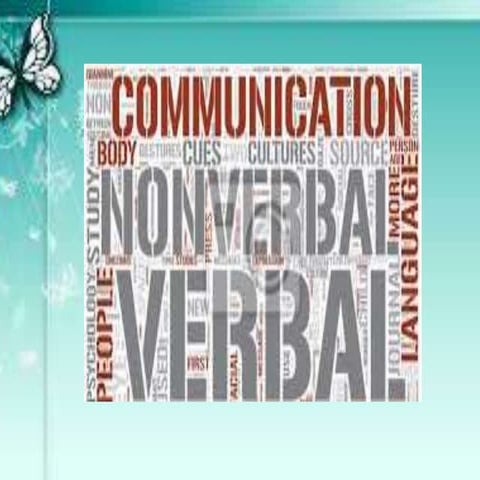 Non verbal com.