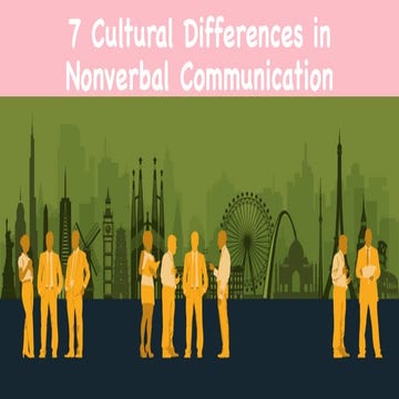 Nonverbal communication