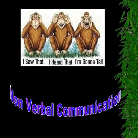 Nonverbal communication