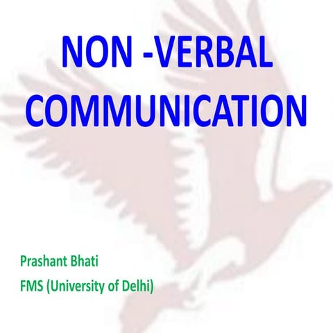 Non Verbal Communication