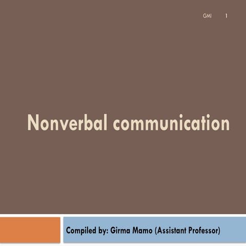 Nonverbal communication. power points for pharmacist