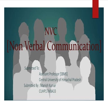 Non verbal communication and intercultural communication