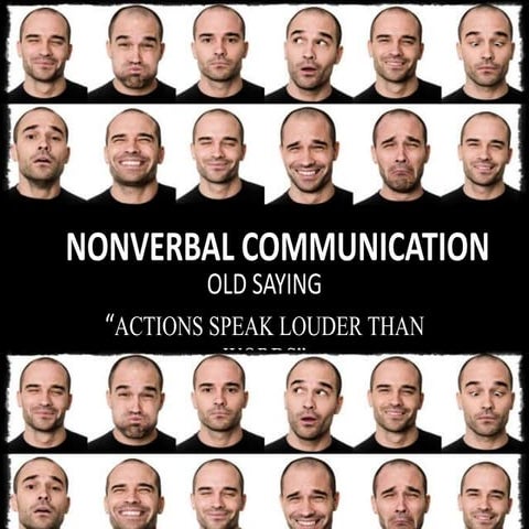 Nonverbal communication powerpoint 