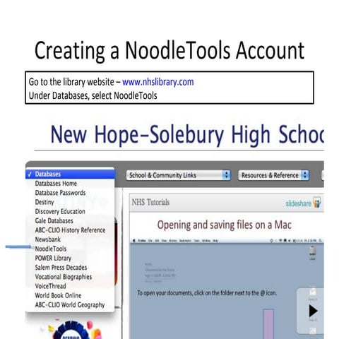 Noodletools Registration