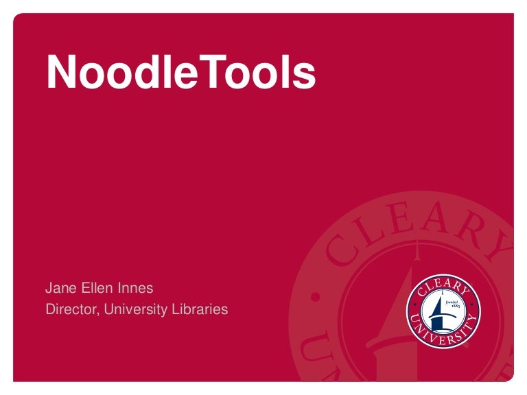How NoodleTools Works
