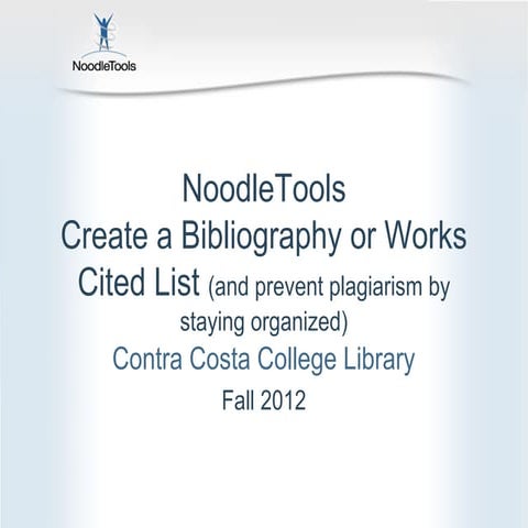 Noodletools citing