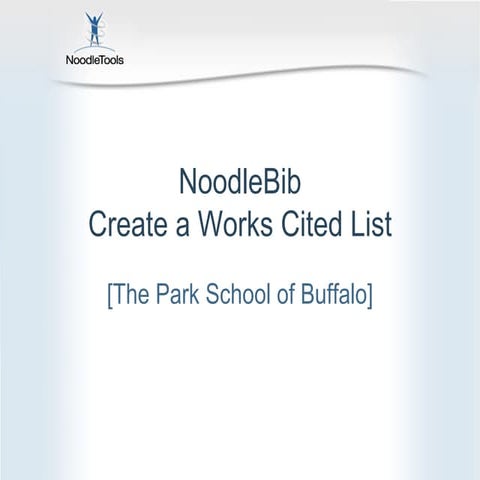 Noodle tools for_students_citing | PPT