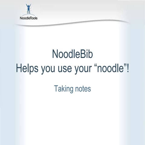 Noodle tools for_students_notes