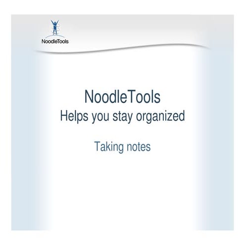 Noodle tools for_students_notes