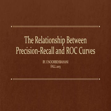 Noorbehbahani classification evaluation measure