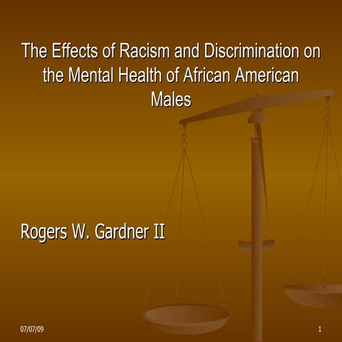 No Place For A Black Man