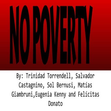 No poverty | PDF