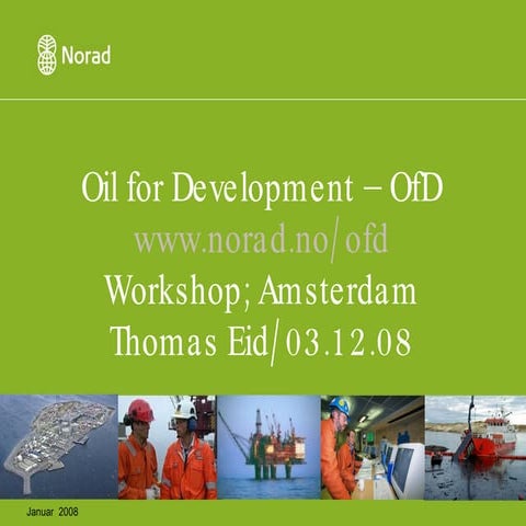 Gas flaring and sustainable development - Thomas Eid (NORAD)