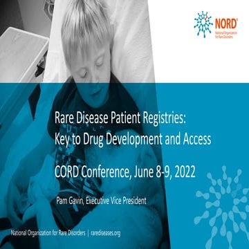 Day 1: IAM RARE: Pamela Gavin, NORD