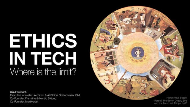 Ethics in Tech - Where is the limit?