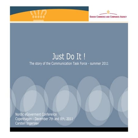 Nordic eGovernment Conference 2011 - Carsten Ingerslev