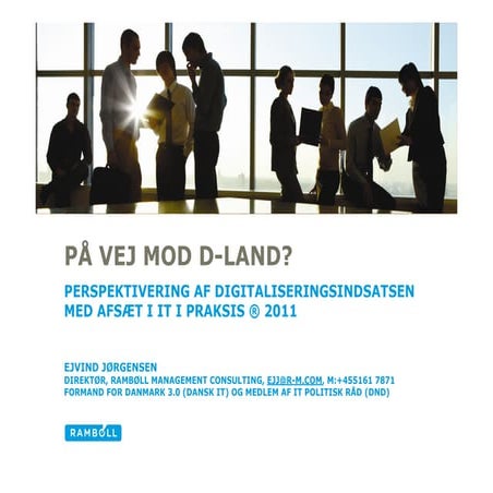 Nordic eGovernment Conference 2011 - Ejvind Jørgensen