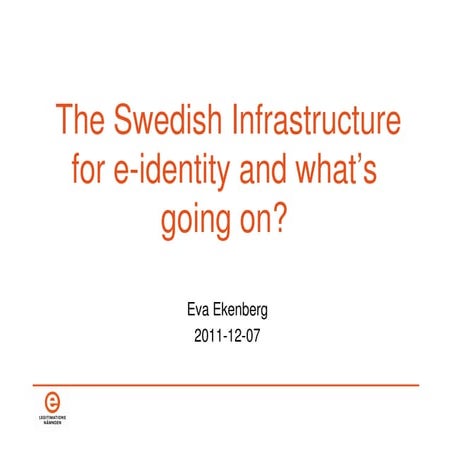 Nordic Egovernment Conference - Eva Ekenberg