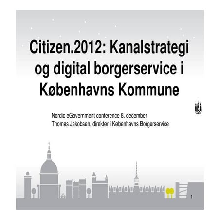 Nordic eGovernment Conference - Thomas Jacobsen