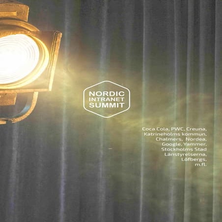 Nordic intranet summit 2014, 12-13maj