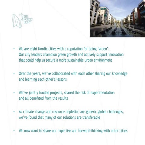 Nordic Solutions for Sustainable Cities