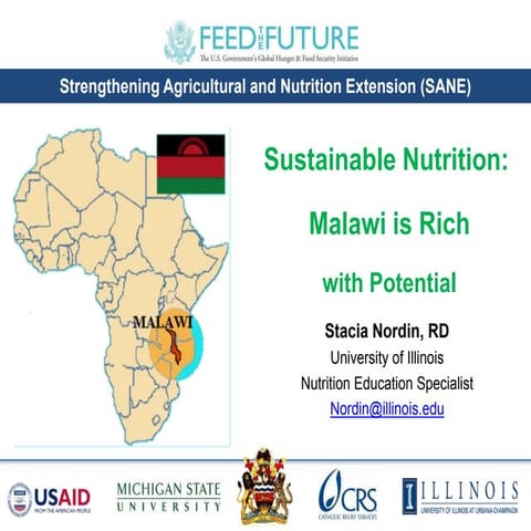 Sustainable Nutrition:  Malawi is Rich with Potential