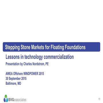 Stepping stones for floating foundations r02