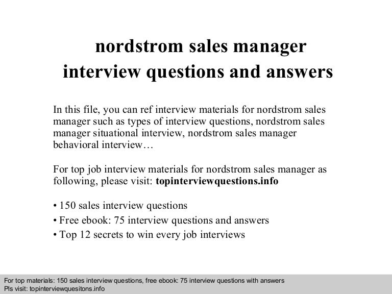 Ace Your Nordstrom Department Manager Interview The Top 25 Questions