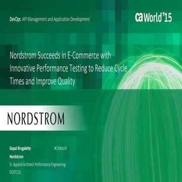 Case Study: Nordstrom Succeeds in E-Commerce with Innovative Performance Test...