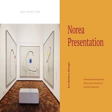 Norea Presentation : Light Color Theme